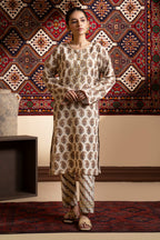 Embroidered Kurta Trouser - 3002