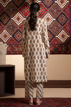 Embroidered Kurta Trouser - 3002