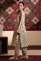 Embroidered Kurta Trouser - 3002