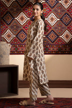 Embroidered Kurta Trouser - 3002