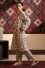 Embroidered Kurta Trouser - 3002