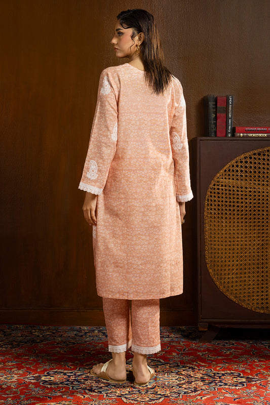 Embroidered Kurta Trouser - 3003