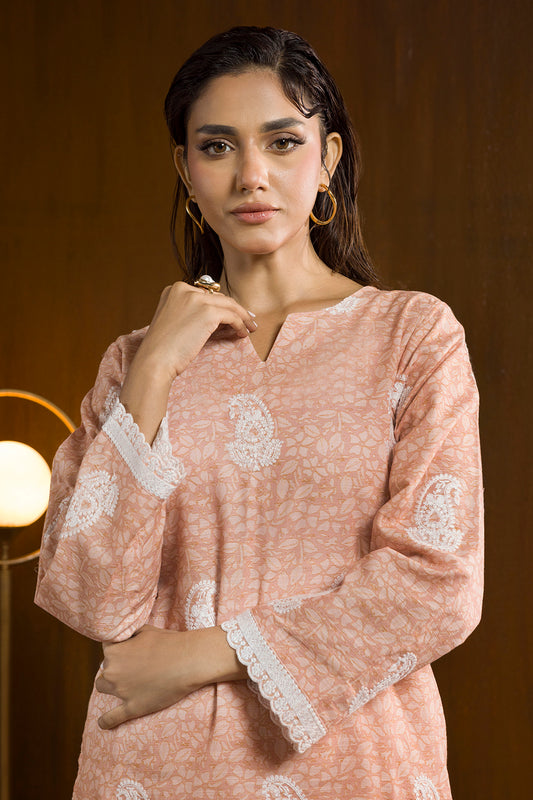 Embroidered Kurta Trouser - 3003
