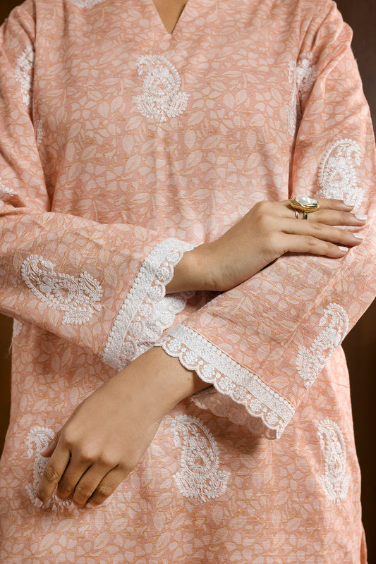 Embroidered Kurta Trouser - 3003