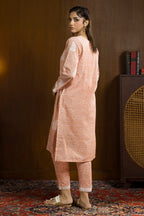 Embroidered Kurta Trouser - 3003