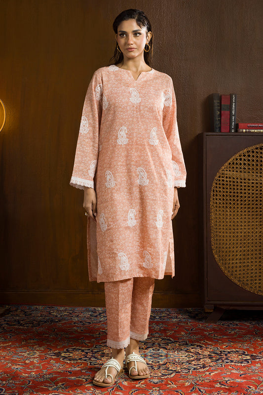 Embroidered Kurta Trouser - 3003
