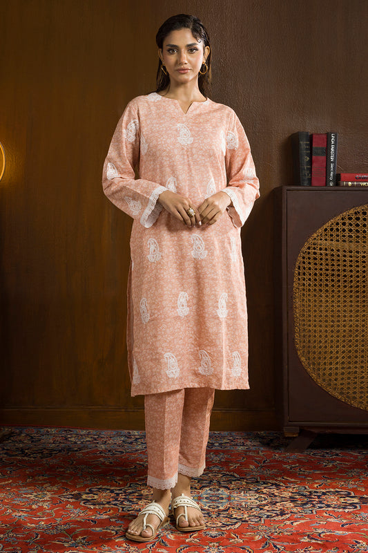 Embroidered Kurta Trouser - 3003