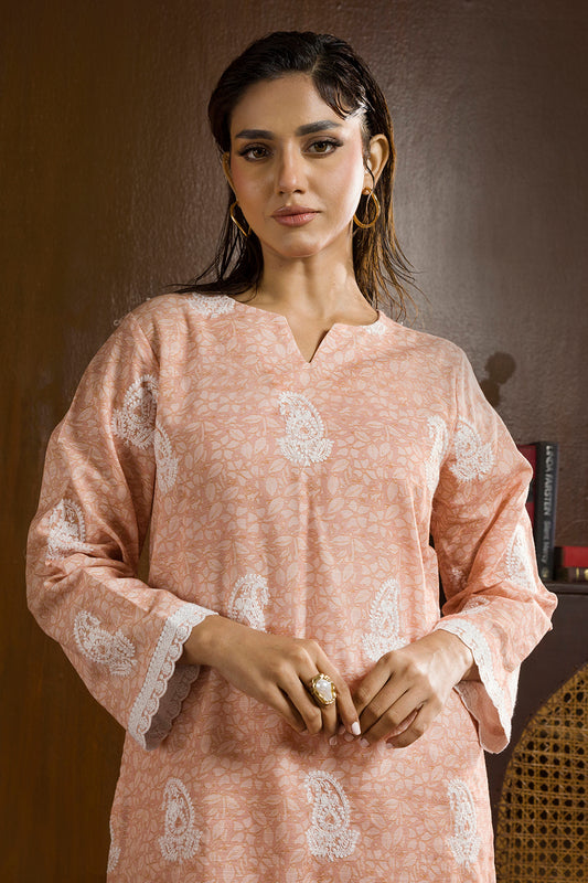 Embroidered Kurta Trouser - 3003