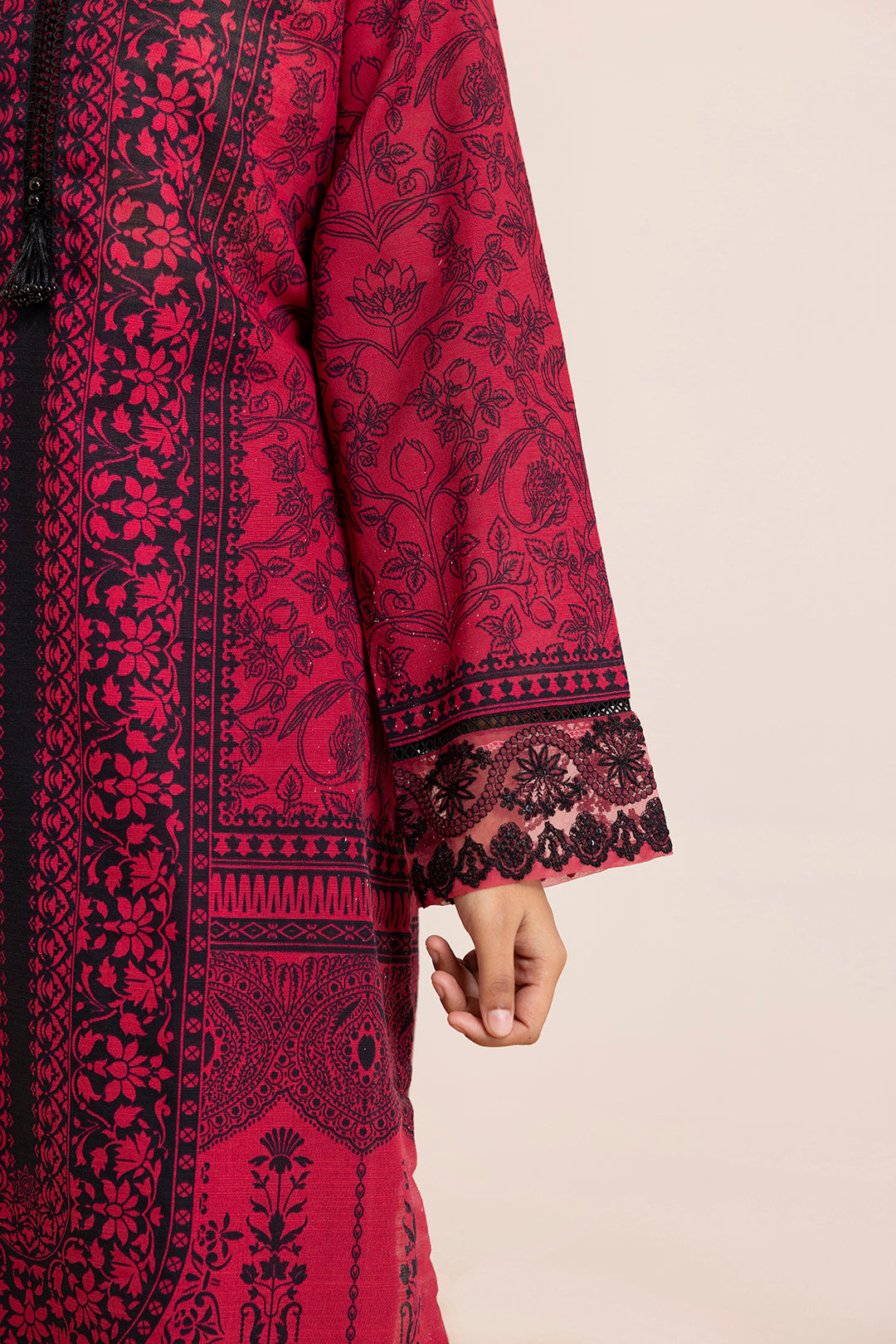 Embroidered Kurta Trouser - 3004