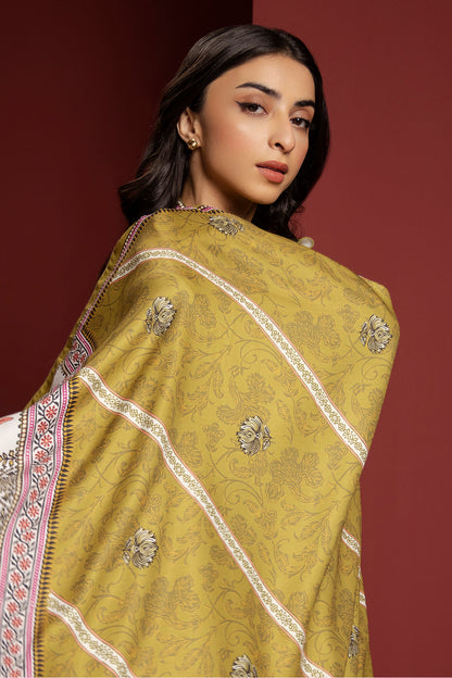 Embroidered Kurta Shawl - 3036