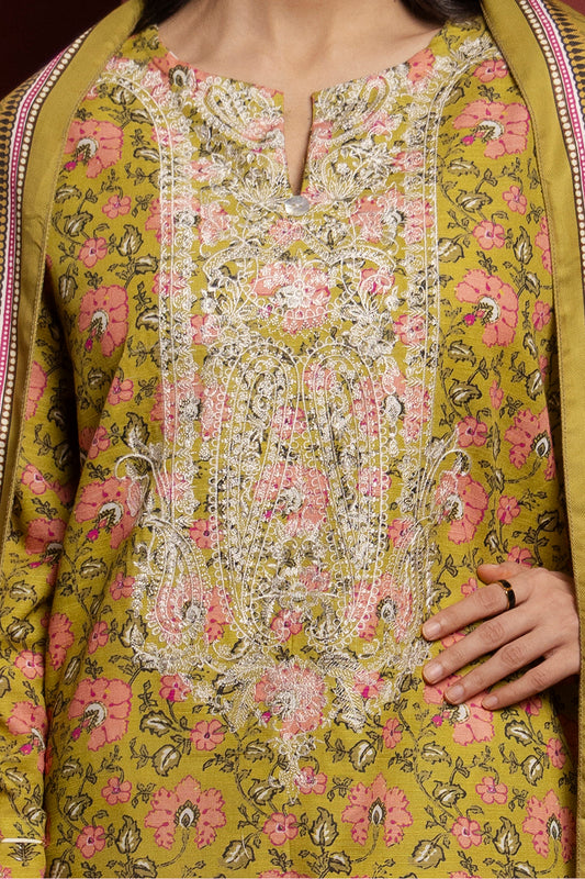 Embroidered Kurta Shawl - 3036