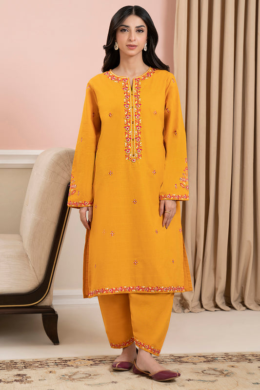Embroidered Kurta Trouser - 3037