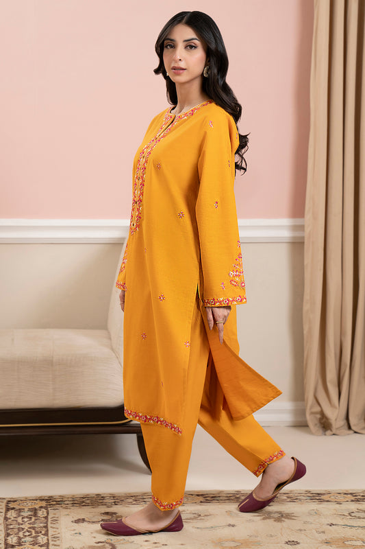 Embroidered Kurta Trouser - 3037