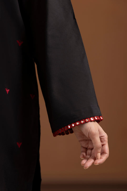 Embroidered Kurta Trouser - 3038