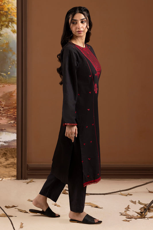 Embroidered Kurta Trouser - 3038