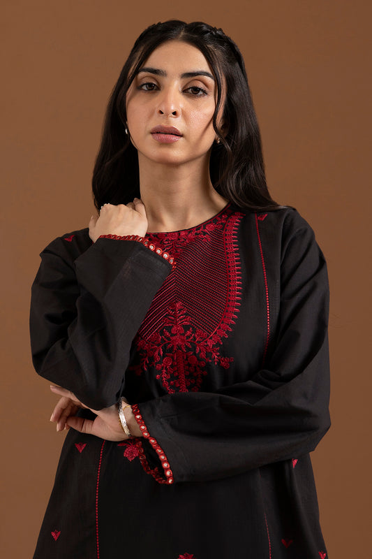 Embroidered Kurta Trouser - 3038