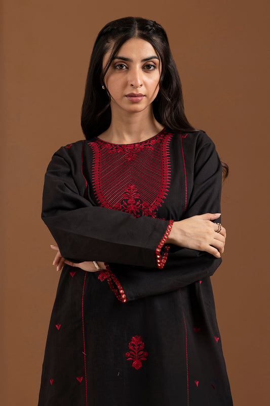 Embroidered Kurta Trouser - 3038