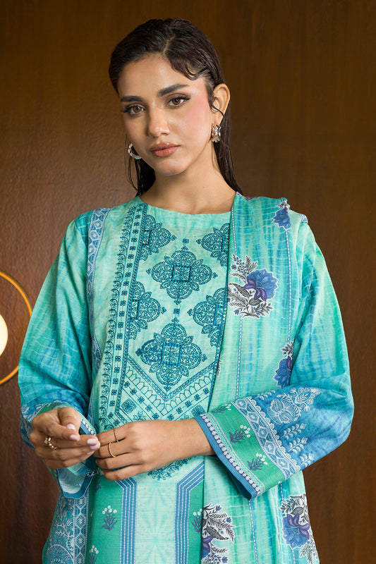 Embroidered Kurta Dupatta - 3064