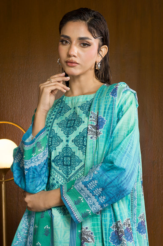 Embroidered Kurta Dupatta - 3064