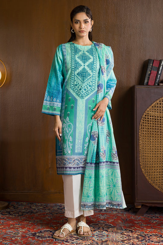 Embroidered Kurta Dupatta - 3064