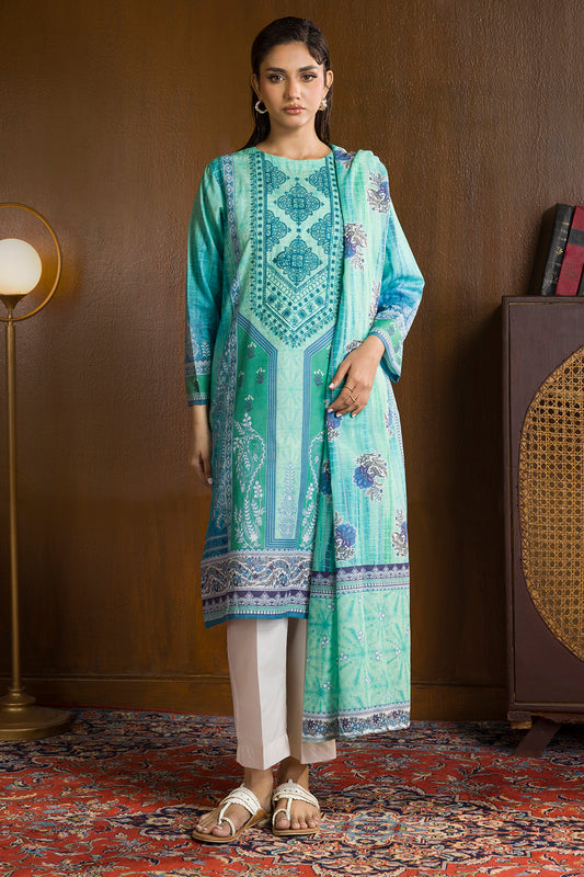 Embroidered Kurta Dupatta - 3064