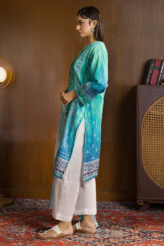 Embroidered Kurta Dupatta - 3064