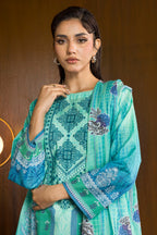 Embroidered Kurta Dupatta - 3064
