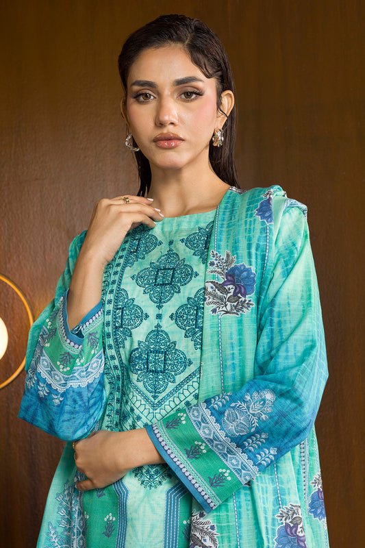 Embroidered Kurta Dupatta - 3064
