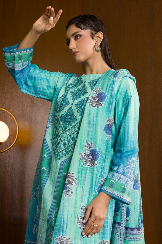 Embroidered Kurta Dupatta - 3064