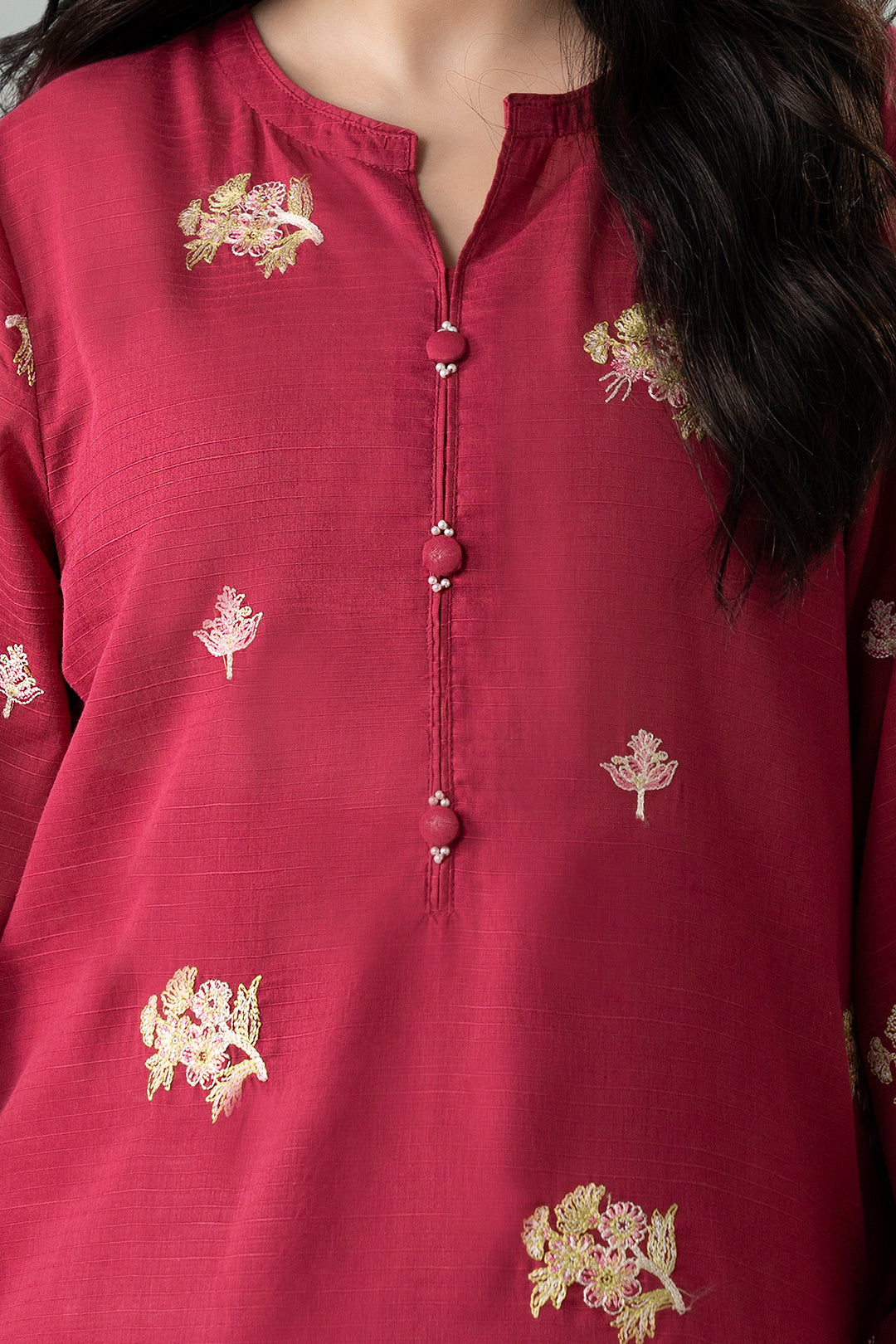 Embroidered Kurta Trouser - 3066