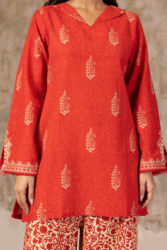 Embroidered Kurta Trouser - 3068