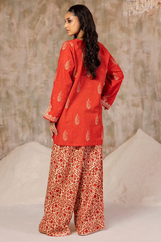 Embroidered Kurta Trouser - 3068