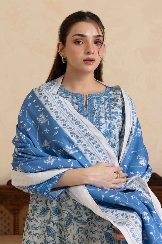 Embroidered Kurta Shawl - 3081
