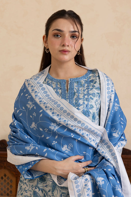 Embroidered Kurta Shawl - 3081