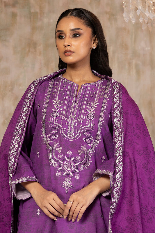 Embroidered Kurta Shawl - 3085