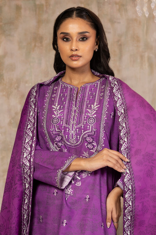 Embroidered Kurta Shawl - 3085