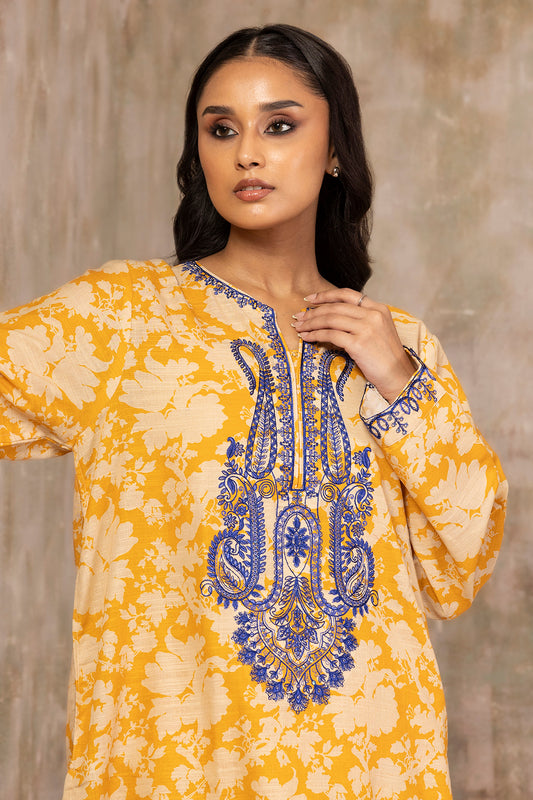 Embroidered Kurta Trouser - 3087