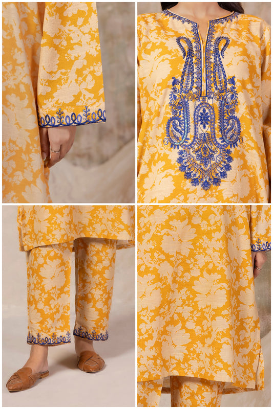 Embroidered Kurta Trouser - 3087