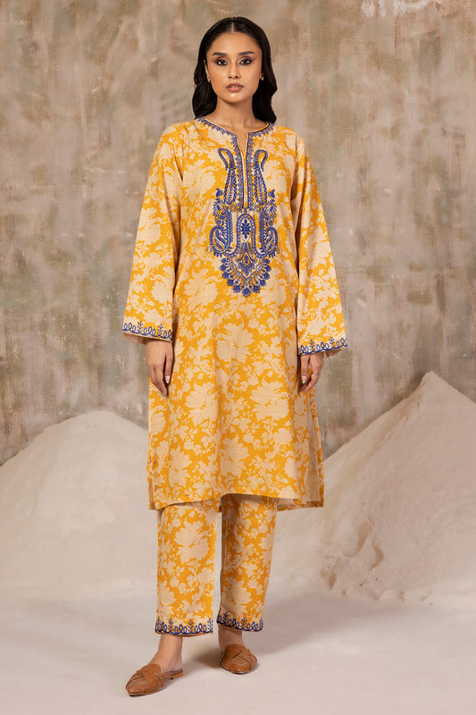 Embroidered Kurta Trouser - 3087
