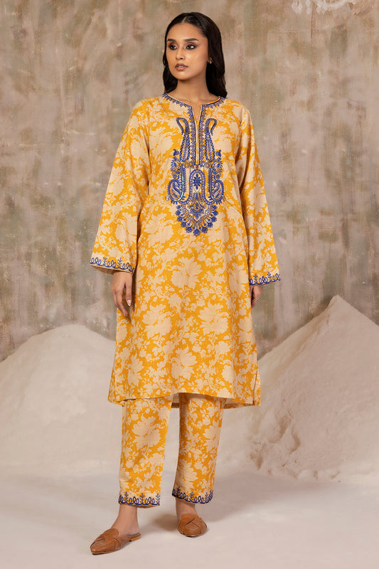 Embroidered Kurta Trouser - 3087