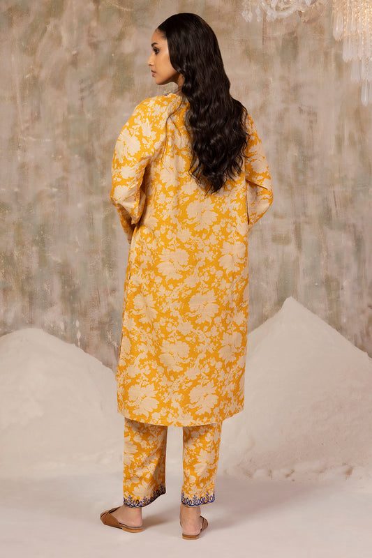Embroidered Kurta Trouser - 3087