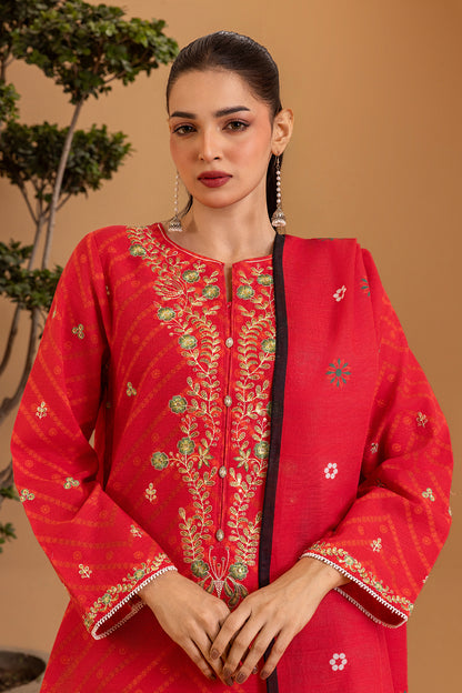 Embroidered Kurta Dupatta - 3111