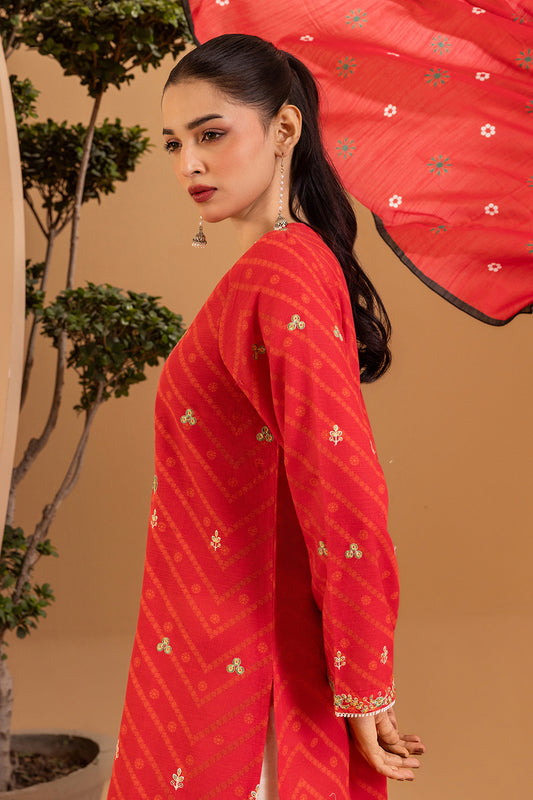 Embroidered Kurta Dupatta - 3111