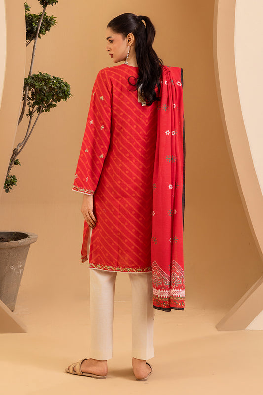 Embroidered Kurta Dupatta - 3111