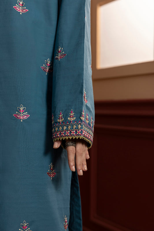 Embroidered Kurta Trouser - 3112