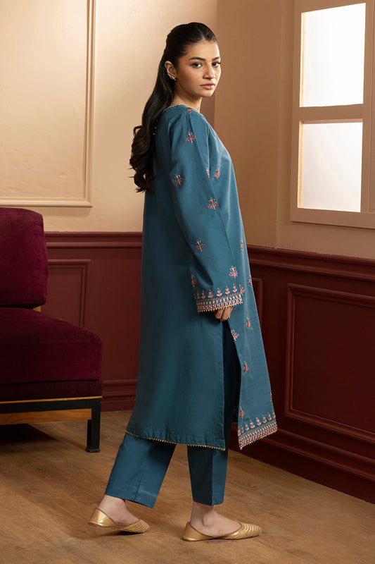 Embroidered Kurta Trouser - 3112