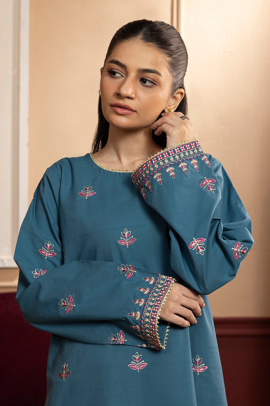Embroidered Kurta Trouser - 3112