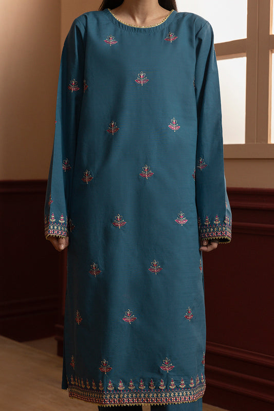 Embroidered Kurta Trouser - 3112