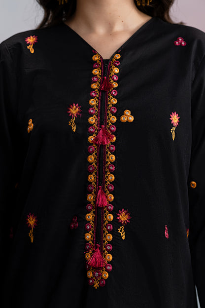 Embroidered Kurta Trouser - 3113