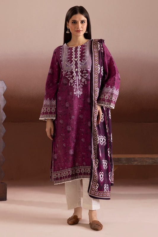 Embroidered Kurta Shawl - 3145